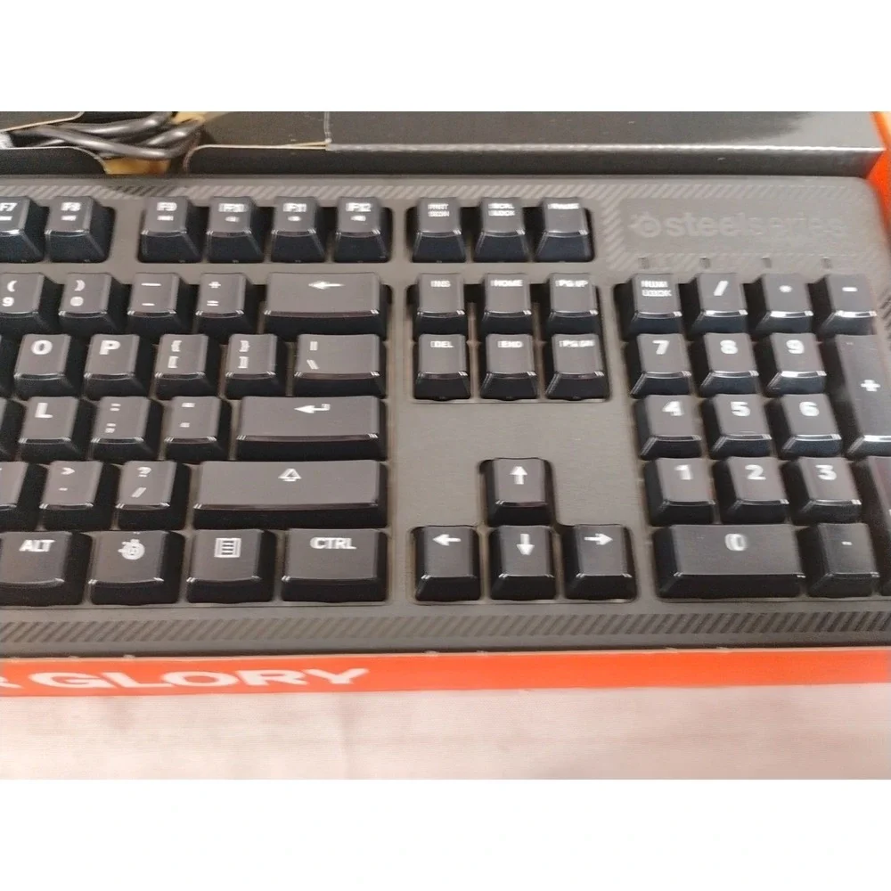 SteelSeries Apex 100 Keyboard Vibrant Blue Illuminated Backlighting LED New Open